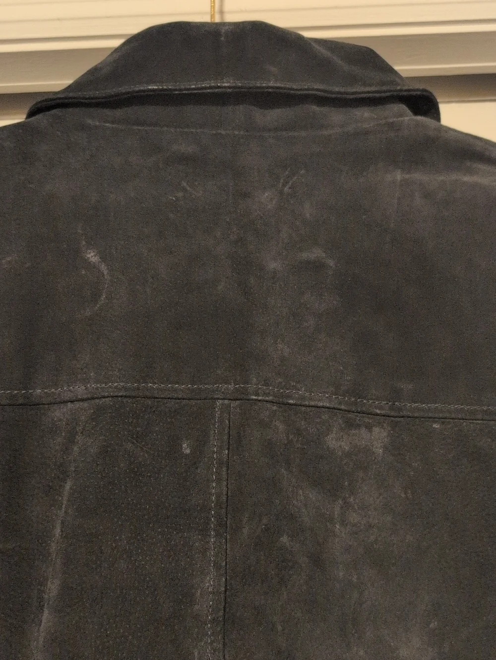 Vintage St. John's Bay Black Suede Leather Medium Bomber Jacket